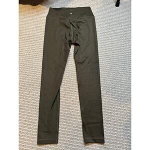 Lululemon Olive Green Yoga Pants Athletic Leggings‎ High Waist